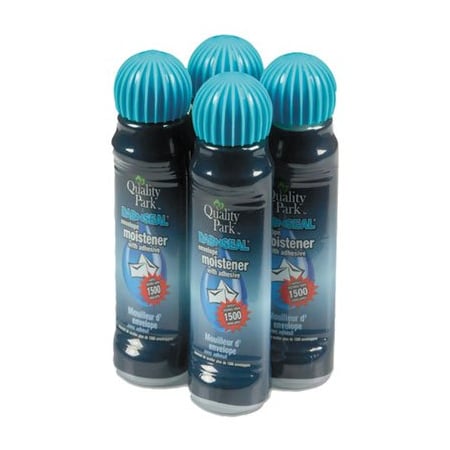 Quality Park QualityPrk, Envelope Moistener W/adhesive, 50 Ml, Clear, 4PK 46071